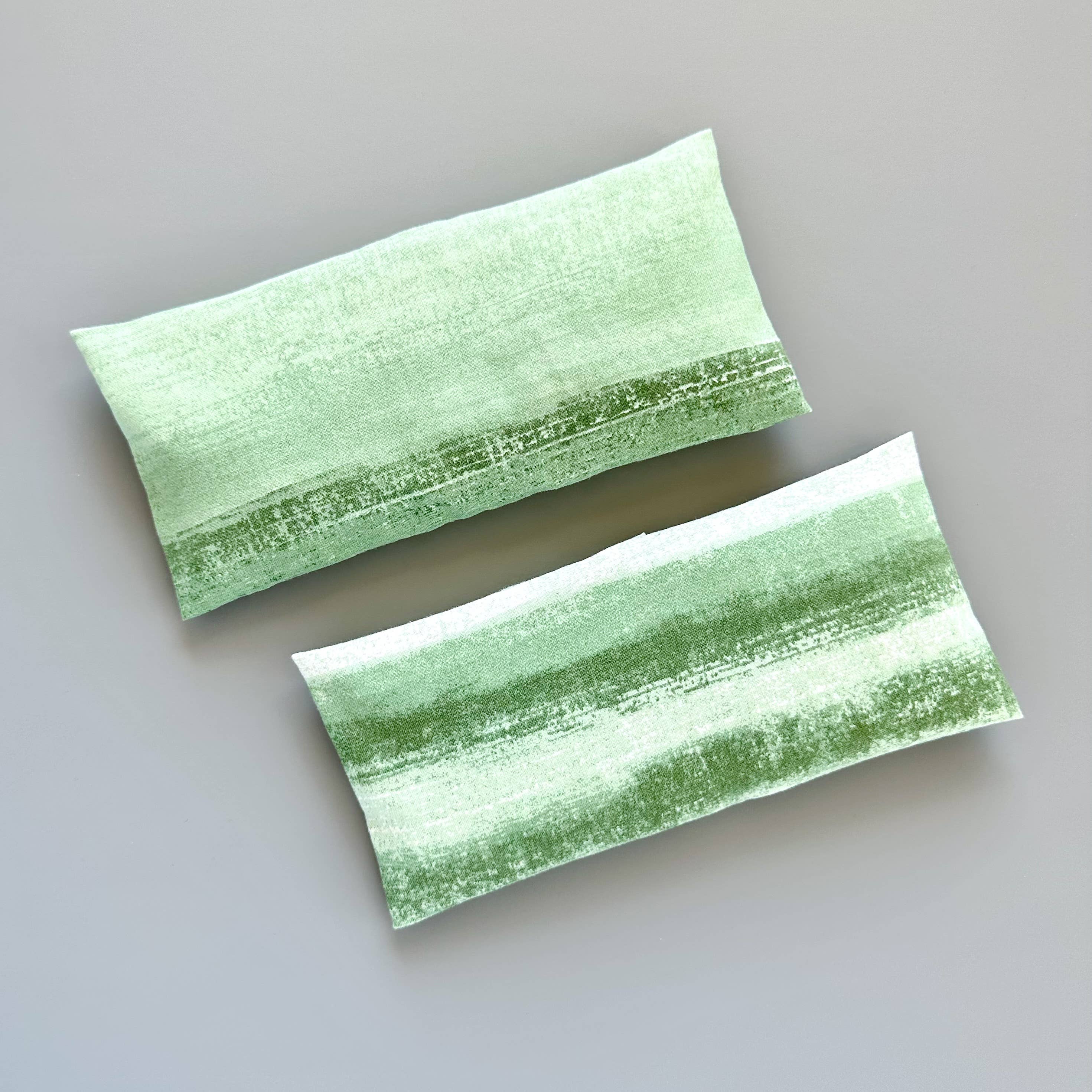 Laska Collection - Wholesale Spa/Therapy Pillow - Lavender Eye Pillow w/ Removable Cover - Textured Green1
