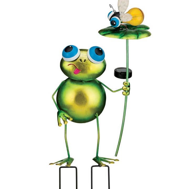 Solar-Gartenstecker - Frosch für den Großhandel von Heavenly Scents
