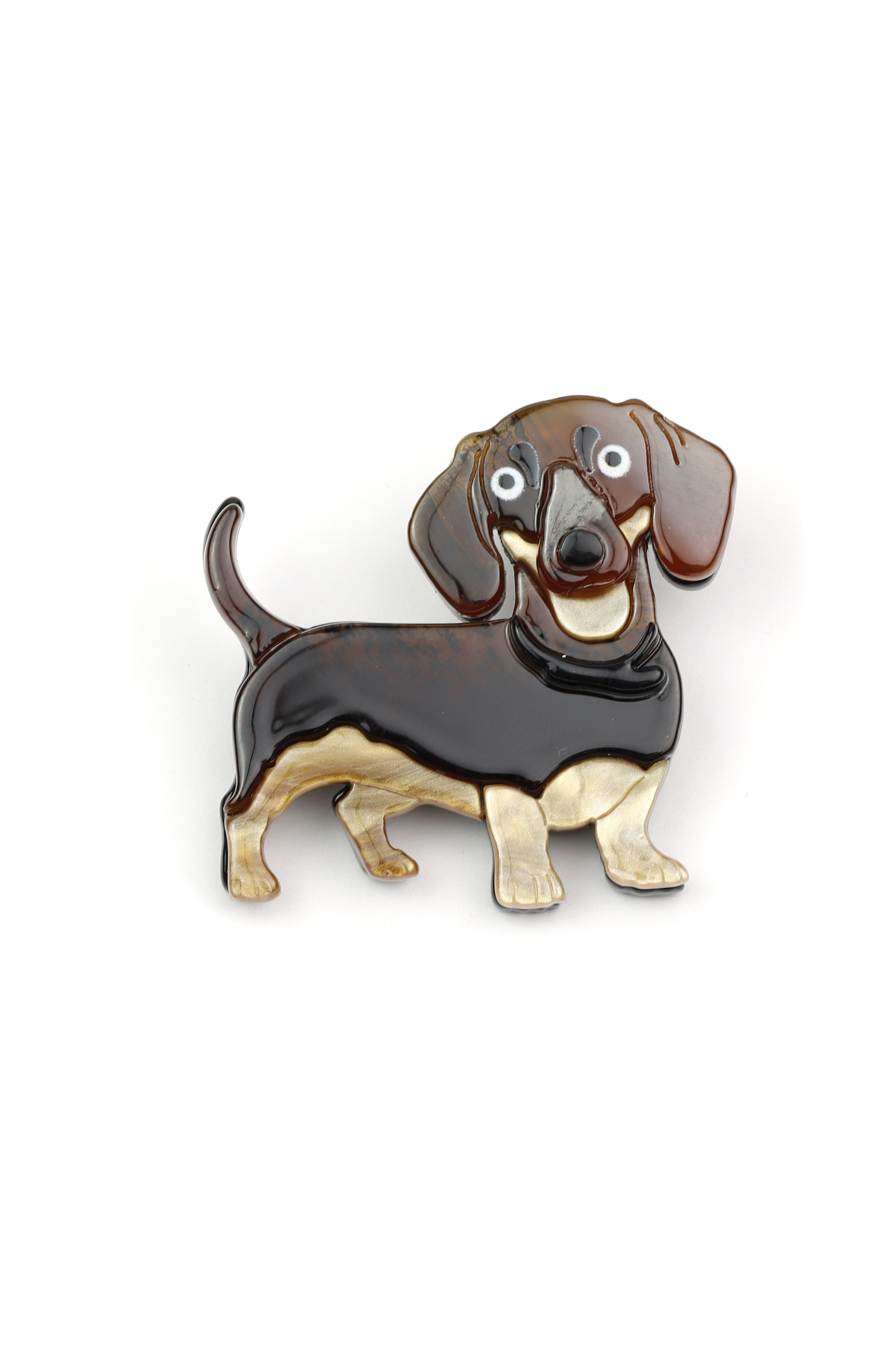 Domoflor s.l - Wholesale Brooch - 🌭 Happy Sausage Dog Skewer3