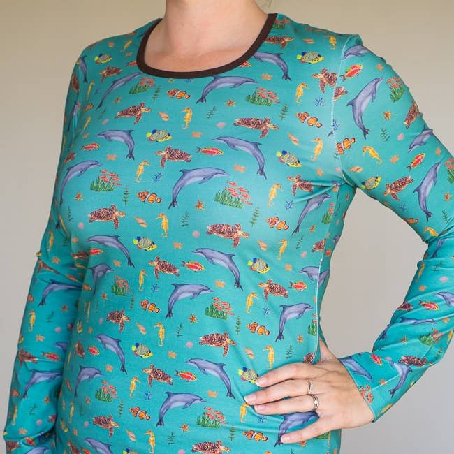 Top Ocean in Green para mujer para venta al por mayor de JECO