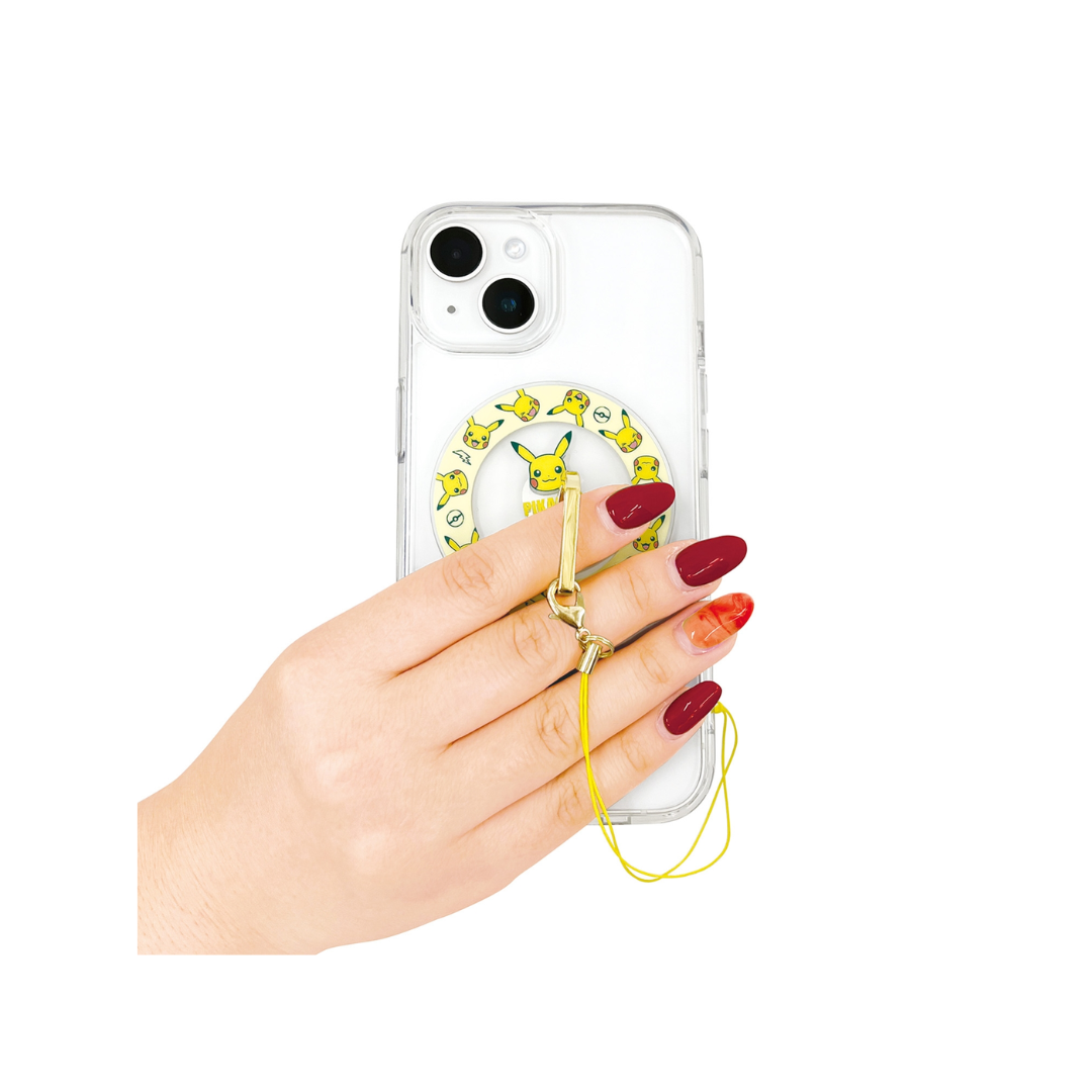 Just Snap Up - Vendita all'ingrosso Cinturino portacellulare - Pokémon Pikachu - Anello per Smartphone Compatibile con MagSafe4