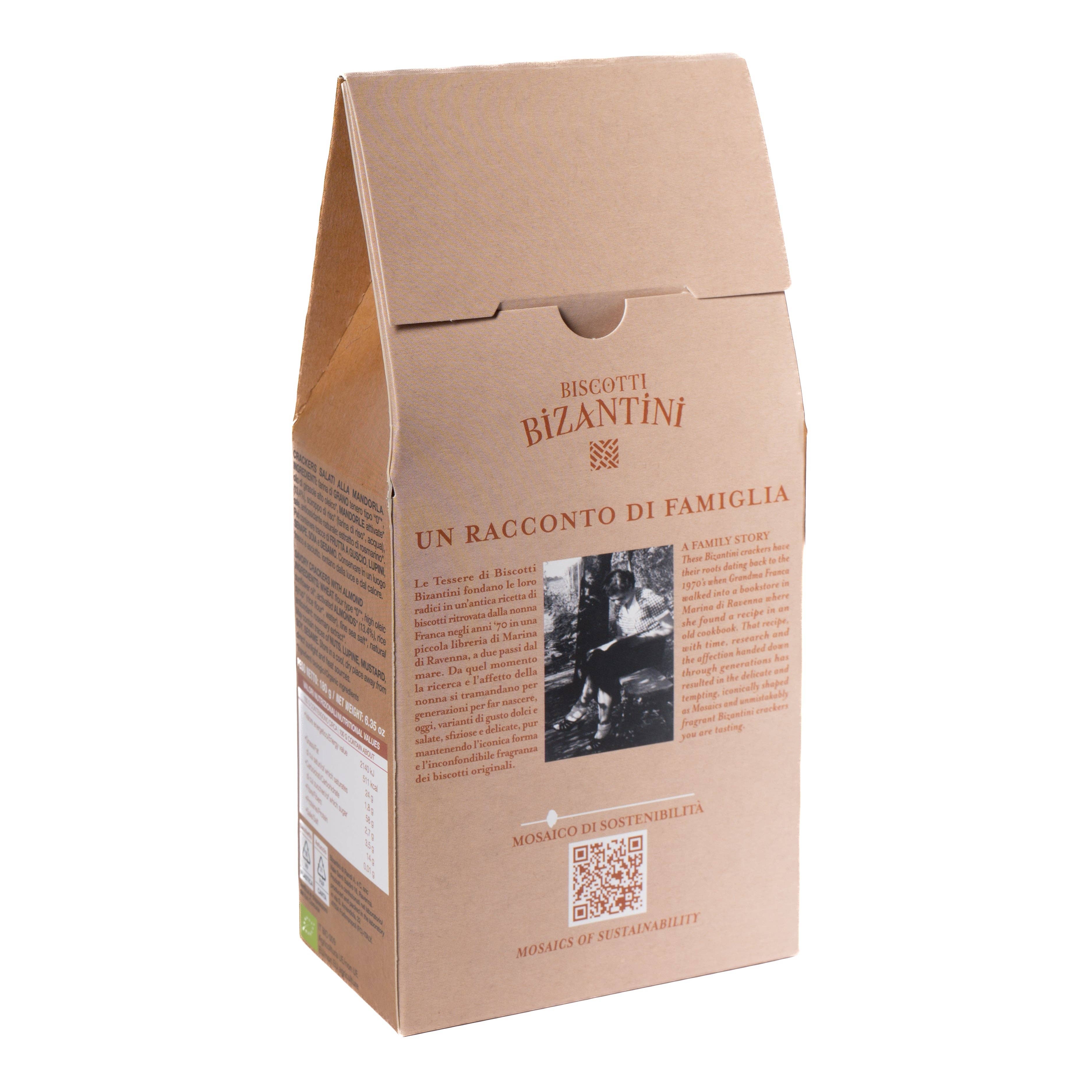 Biscotti Bizantini - Wholesale Crackers - Vegan and organic almond savory crackers1