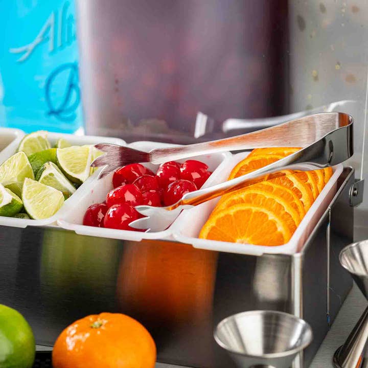 TableCraft Products Company - Wholesale Bar Tool - Bar Caddy, Includes: Holder, (4) Inserts & Tongs9