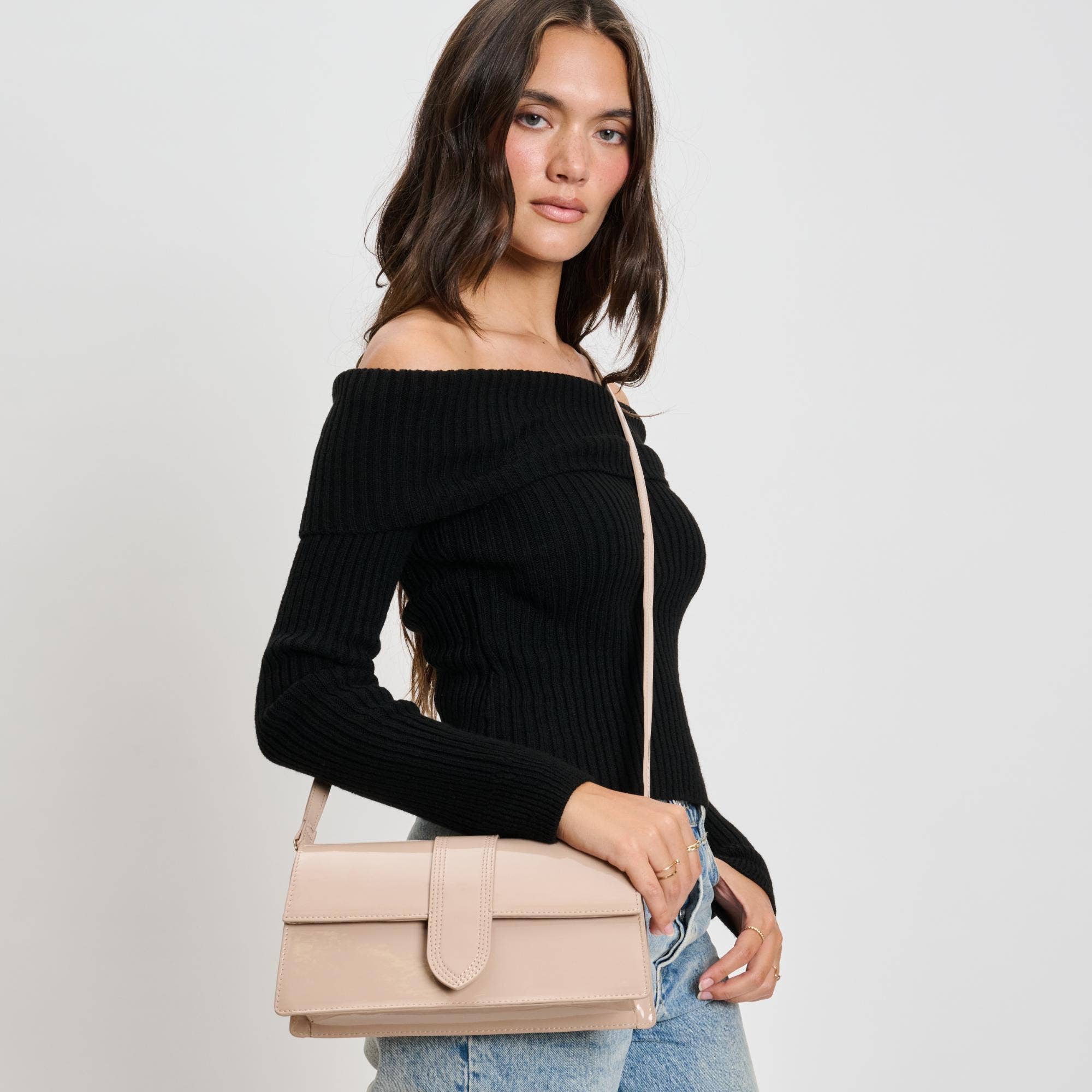 Moda Luxe - Vente Sac à bandoulière – femme - Violet - Sac à bandoulière verni15