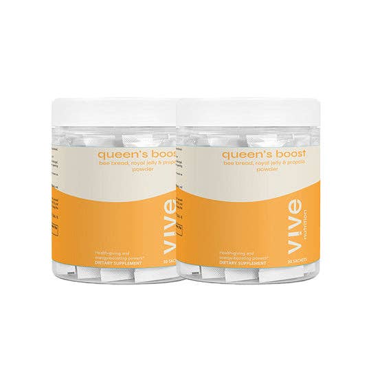 Vive Nutrition – wholesale Oralt tillskott/Vitamin – Queen's Boost - Bipollen, Bidrottninggelé och Propolispulver1