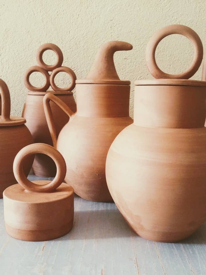 Terracotta jar. for wholesale by Cerámica Roca Caus