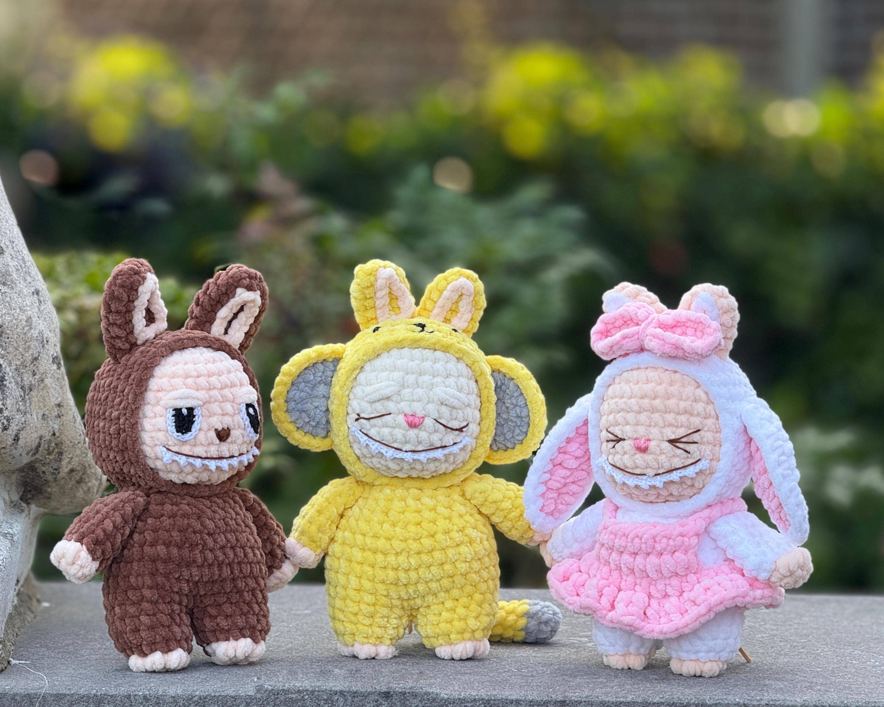 TOMOPOD LLC - Wholesale Stuffed/Plush Toy - Kids & Baby - Crochet Funny Labubu, Labubu Doll Decor Table, Cute Gift4
