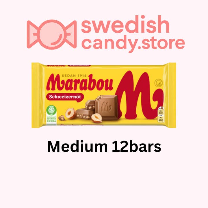 Swedish Candy.Store - Swedish Candy - Wholesale Chocolate Bar - Marabou Swiss Nut Chocolate 200G/0.44lb1