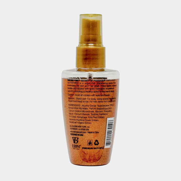 EBIN NEW YORK - Wholesale Body Glitter/Shimmer - Secret of Pharaoh Egyptian Diamond Glitter Mist - Rose Gold