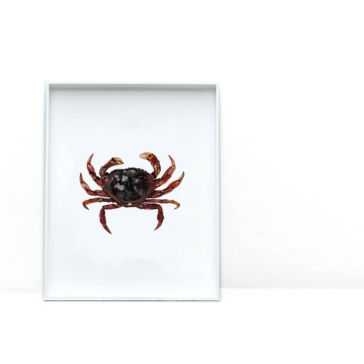 Imprimé Crabe pour la vente par Happy Cooking Cards