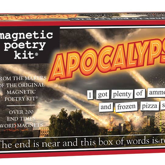 Apocalypse! Magnetic Poetry Kit for wholesale by Magnetic Poetry