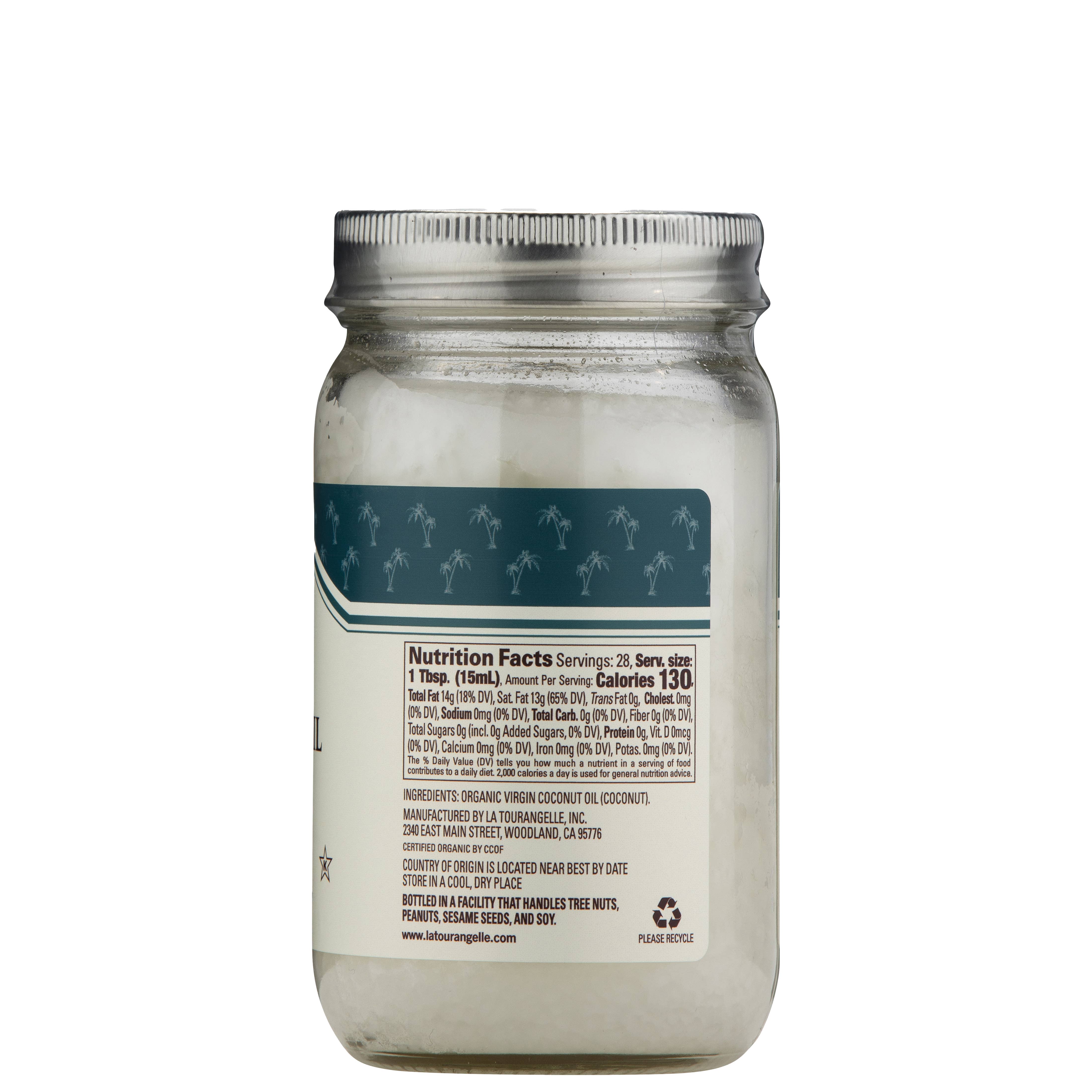 La Tourangelle - Wholesale Cooking Oil - La Tourangelle Organic Virgin Unrefined Coconut Oil, 14Fl Oz1