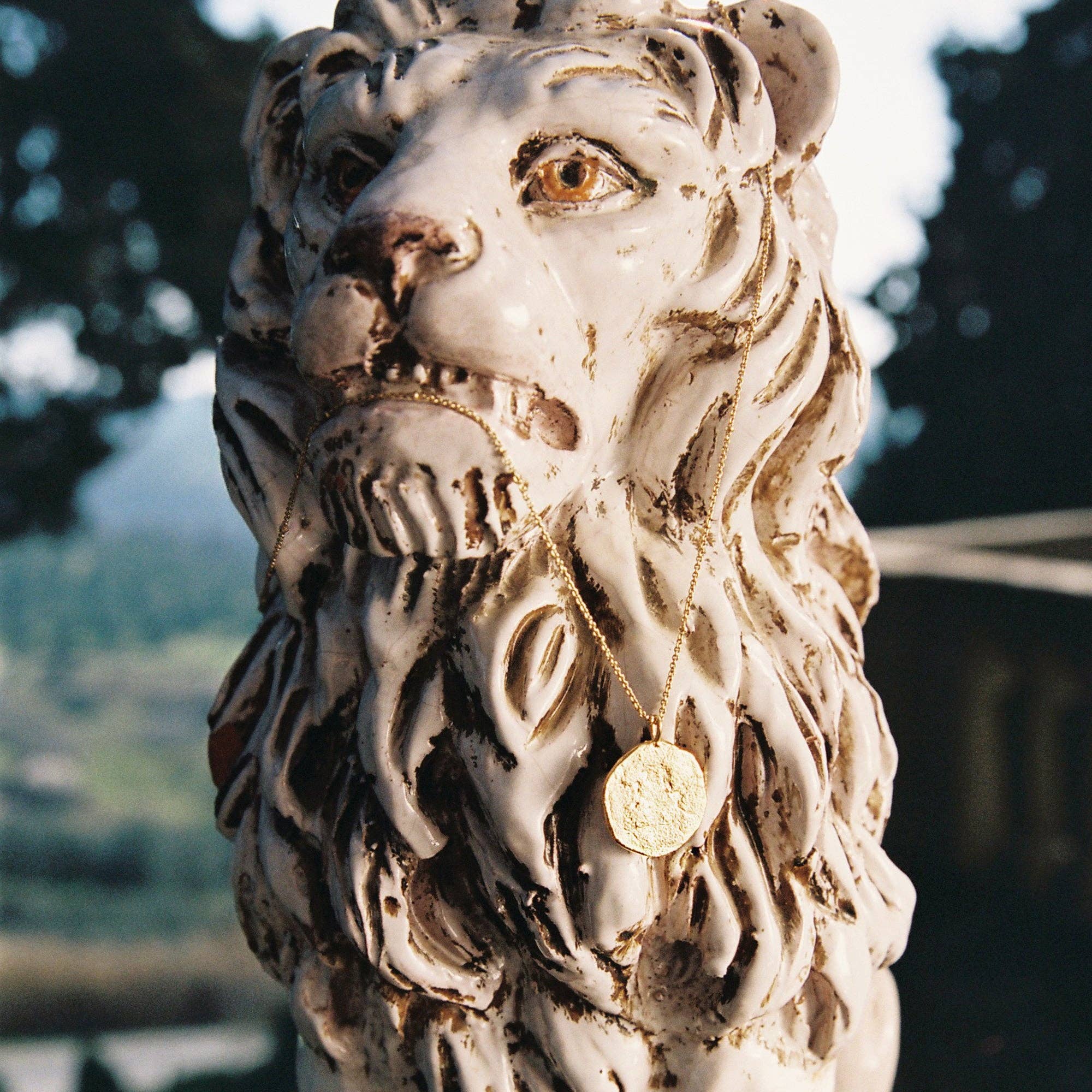 Agapée Jewelry - Vendita all'ingrosso Collana con ciondolo/pendaglio - Collana Luna Large | Gioielli in oro, regalo, impermeabile4