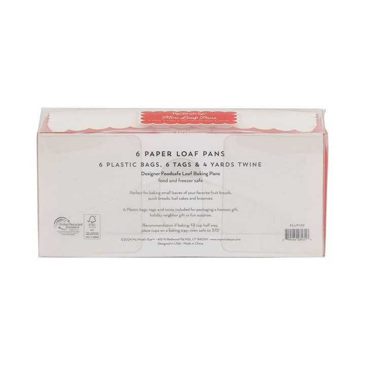 My Mind’s Eye - Wholesale Baking Dish - PLLP120 - Red Bow Loaf Pan Set