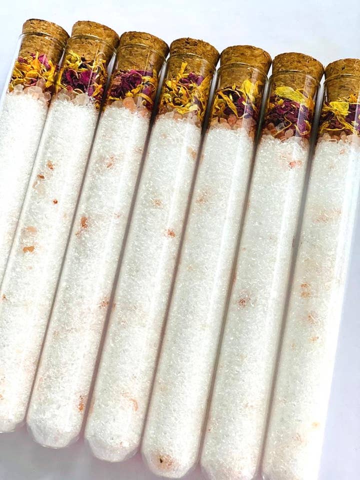 Botaniskt badsaltrör Single Shot - Omärkt för wholesale av Naturalogy