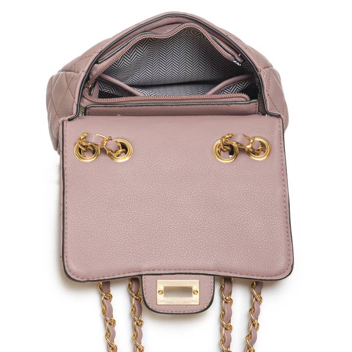 M&M HANDBAGS, LLC. - Wholesale Crossbody Bag - Women's - Chic Fashion Inspired Quilted Hand Purse HL19462