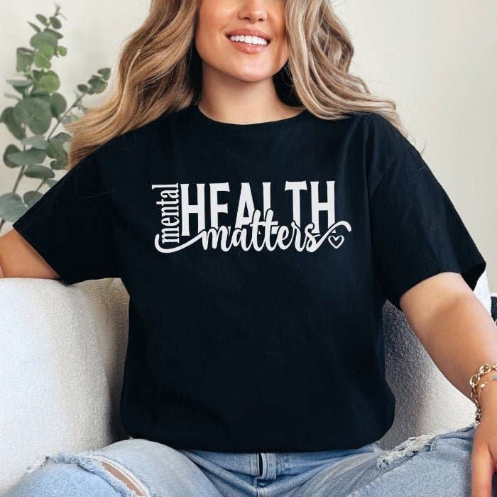 Mental Health Matters Shirt, Unisex Crewneck Awareness Tees for wholesale by Stormy Vision