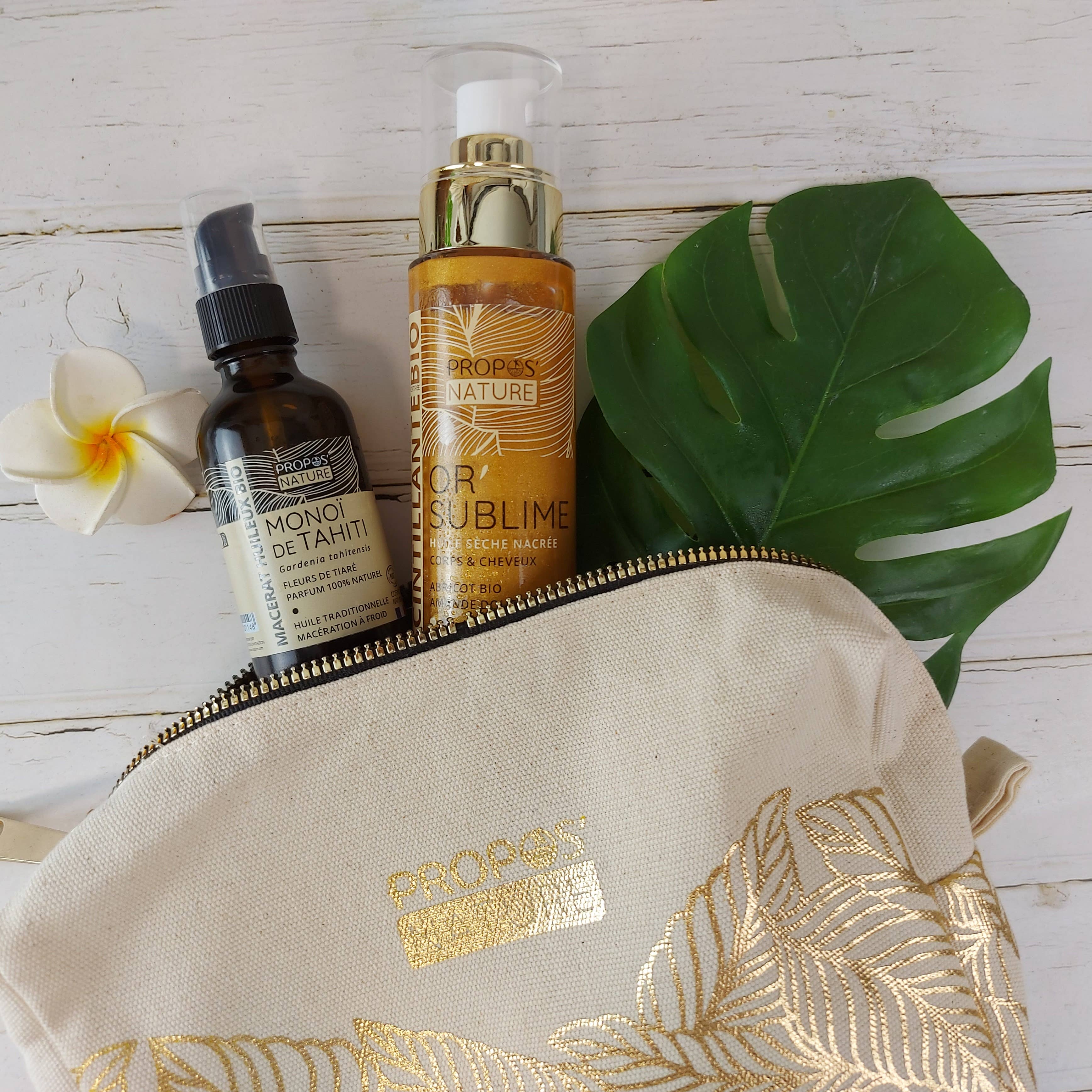 Propos'Nature – wholesale Bad- och kroppsvårdsset – Sublime Skönhetskosmetisk Set - 2 Ekologiska Behandlingar - Present2