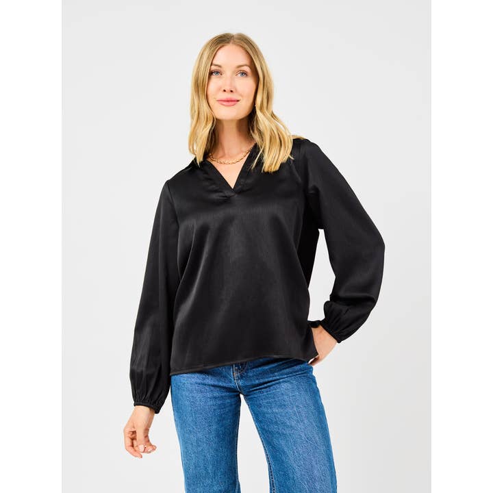Kayla Top | Black for wholesale by Mary Square