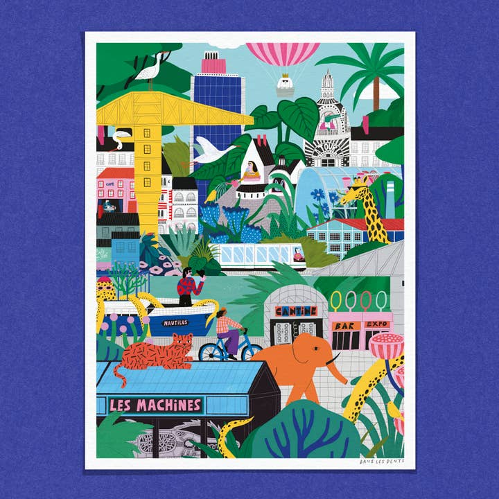 POSTER 30X40 CM - NANTES CITY - AFF104 for wholesale by Dans Les Dents