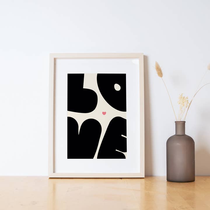 Nono Problemo - Wholesale Art Print - Art Print – Love Art Print –Black and White | Wall Art7