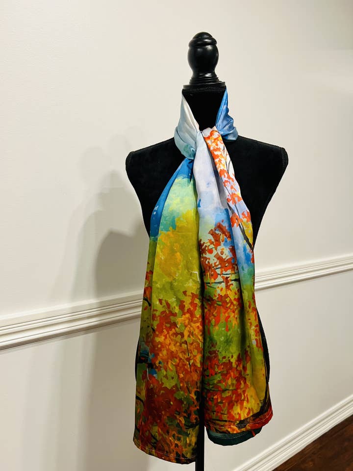 Beyond Imagination 100% Polyester(Shamoze Silk /Art Silk for wholesale by Toronto Art Gallery
