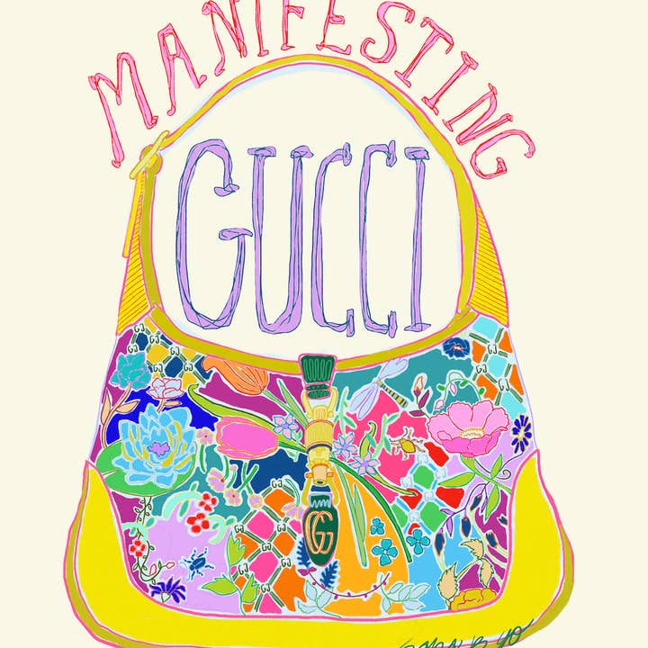 The Intuitive Creative - Wholesale Art Print - Manifesting Gucci Art Print