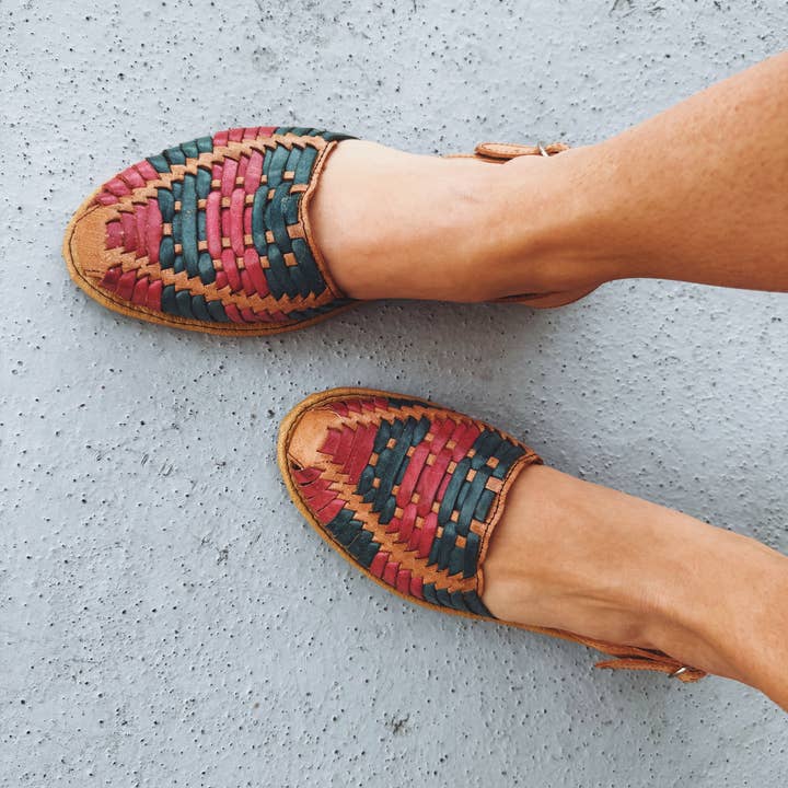 Handmade Leather Huarache Sandals | Mexican Shoes for Women for wholesale by Pura Vida