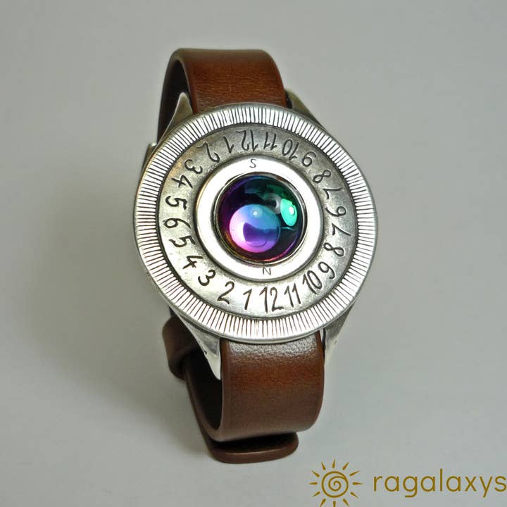 Tempus Sundial Bracelet - Leather strap with buckle. and other Purchase Wholesale correas reloj. Free Returns & Net 60 Terms on Faire trending on Faire.