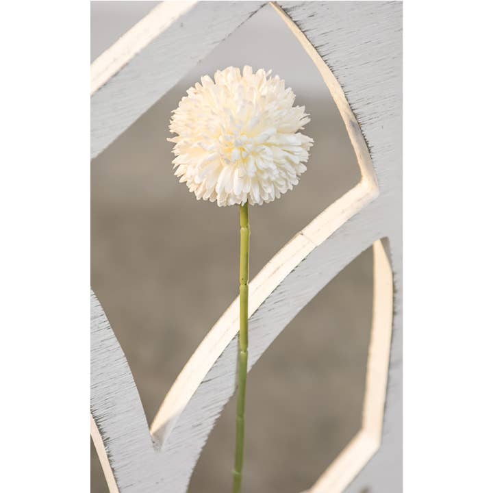 Col House Designs - Wholesale Artificial Flowers - Pompom Stem, White1