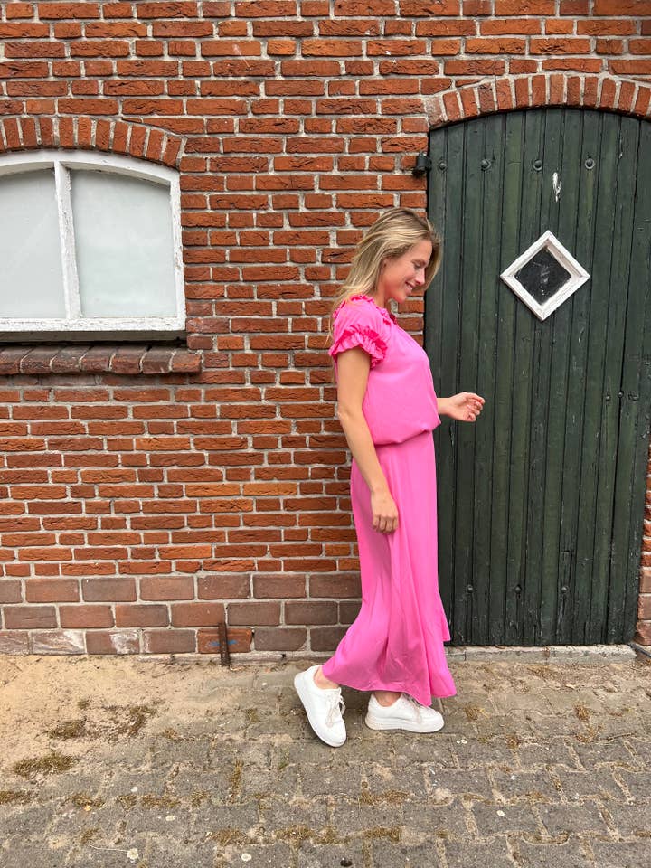 Skirt Costa Fuchsia voor wholesale door Cluca