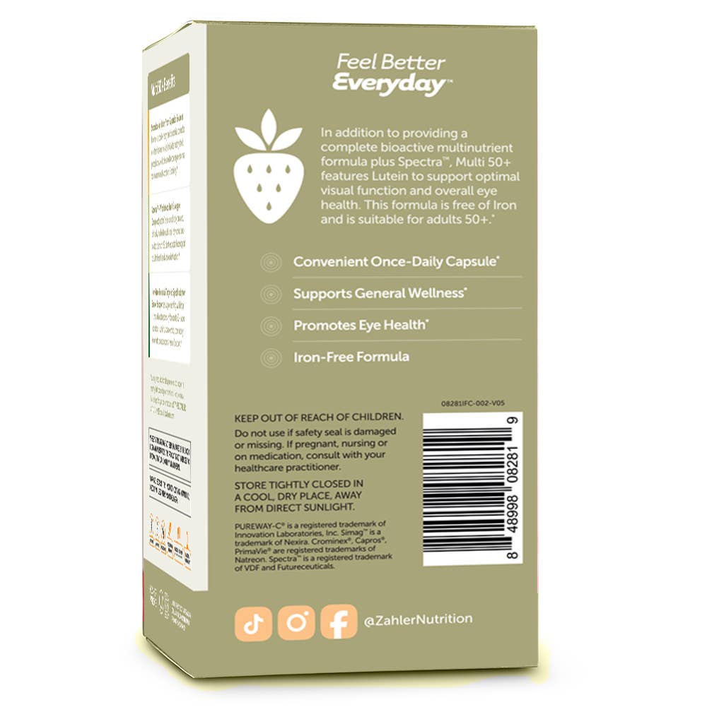 Advanced Nutrition by Zahler – Suplemento/vitamina oral por atacado – Zahler Multivitamínico 50+, Fórmula Sem Ferro + Saúde dos Olhos 60ct4