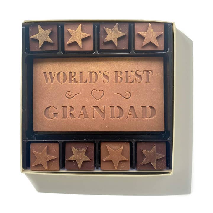 Boîte cadeau en chocolat World's Greatest Grandad pour la vente par Choc on Choc