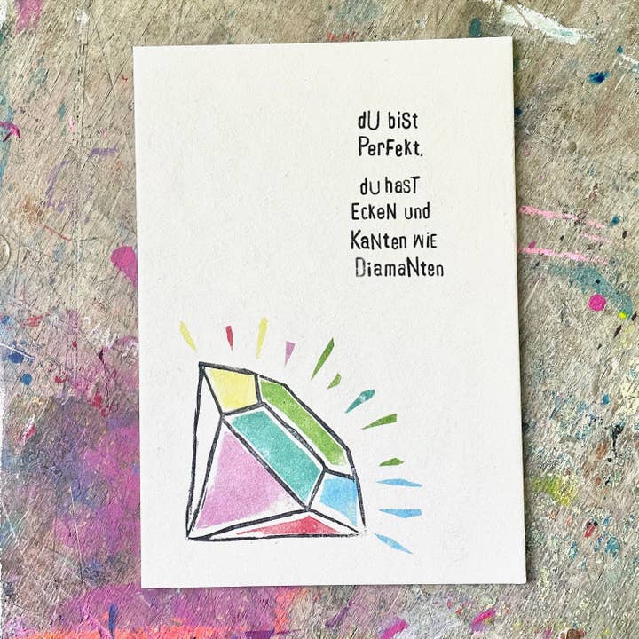 kuki - Wholesale Postcard - "You are Perfect…" Kuki Postcard Set of 108