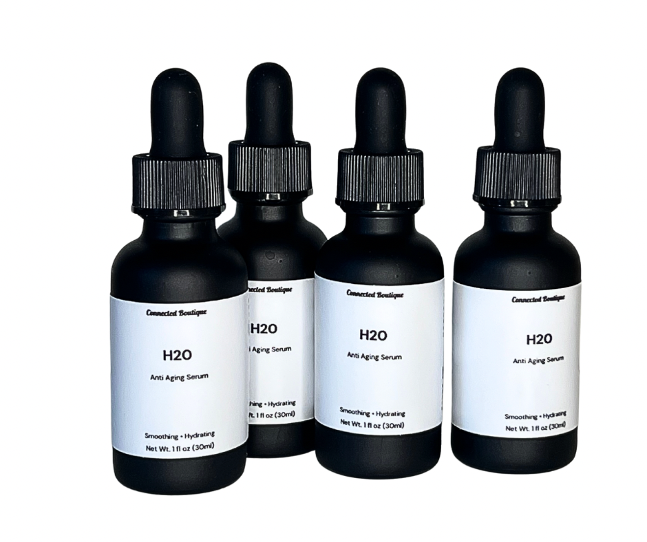 Connected Boutique - Vente Concentré/sérum pour le visage - Sérum Hyaluronique H₂O - Hydrate, Raffermit, Lisse Base de Maquillage2
