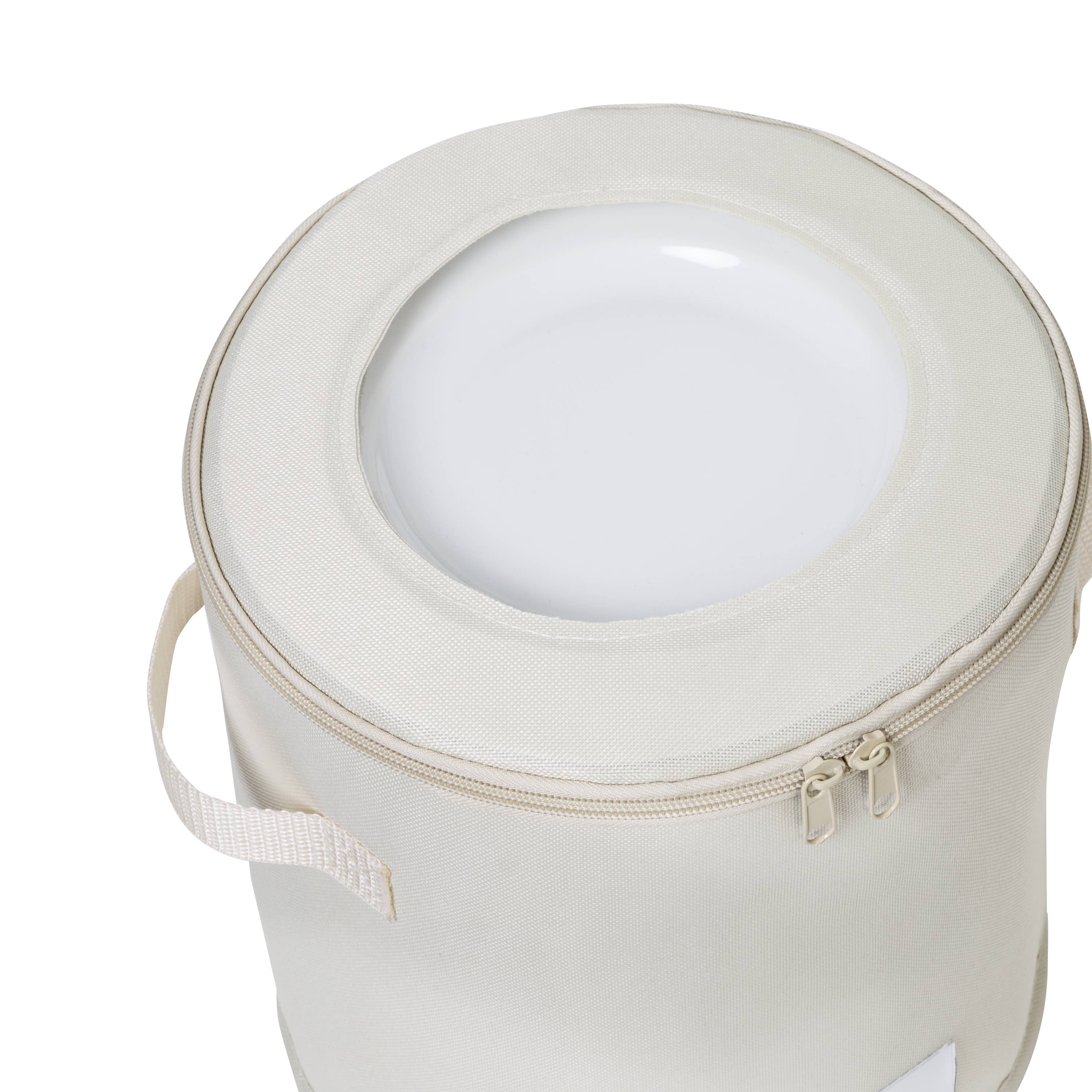 Honey-Can-Do - Wholesale Food Storage Container - Natural Round Dinnerware Storage Cases (Set of 3)1