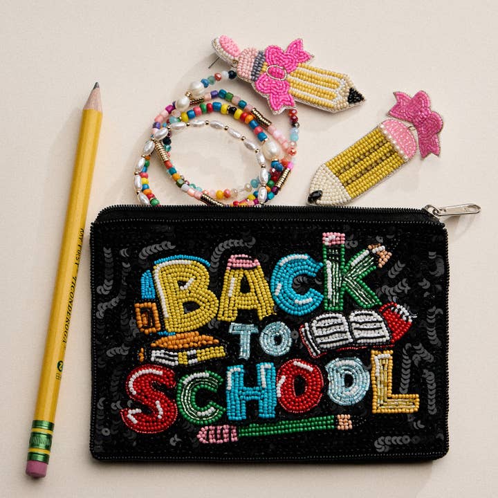 Perlenverzierte Federmappe für den Schulanfang für den Großhandel von Frem