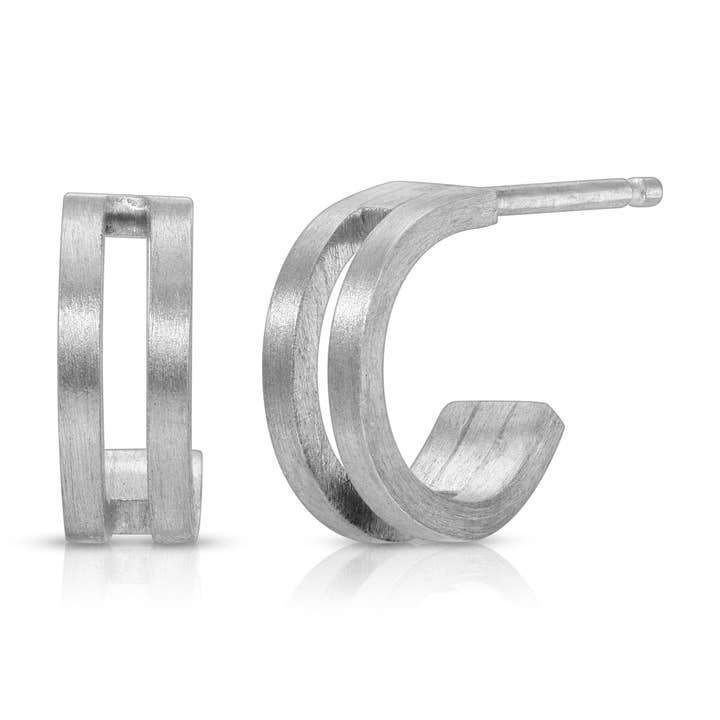 Congress Huggie Hoops for wholesale by Flavia Bennett Designs