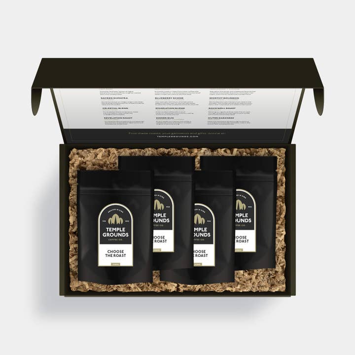 Build Your Own Sampler Box for wholesale by Temple Grounds Coffee Company
