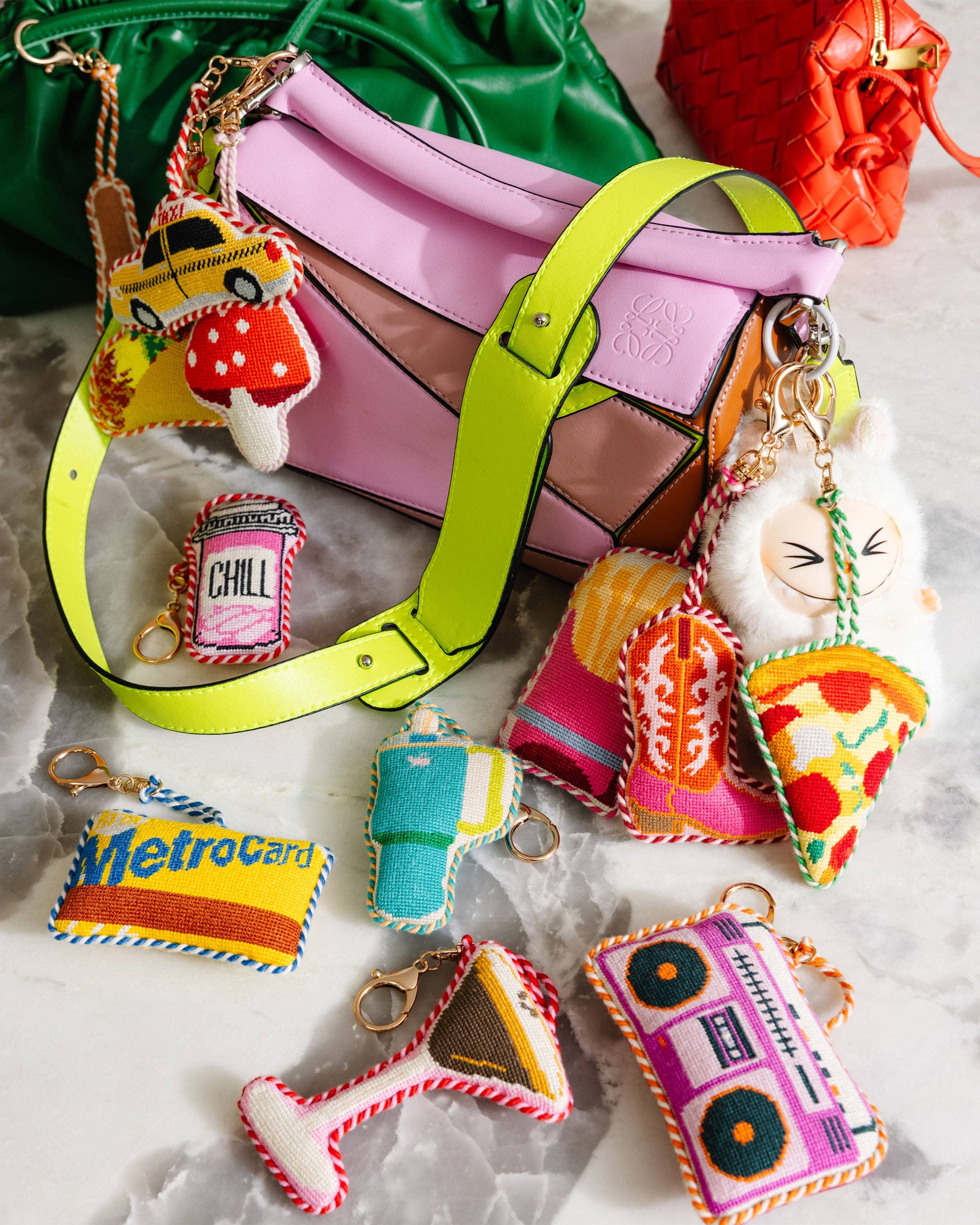 Furbish Studio - Vente Accessoire de sac – femme - Frites - Porte-clés4