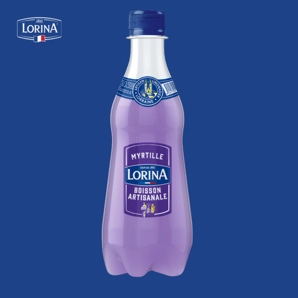 123bonbon – Engroshandel Sodavand/kulsyreholdige drikkevarer – LORINA fransk citronvand med blåbær1
