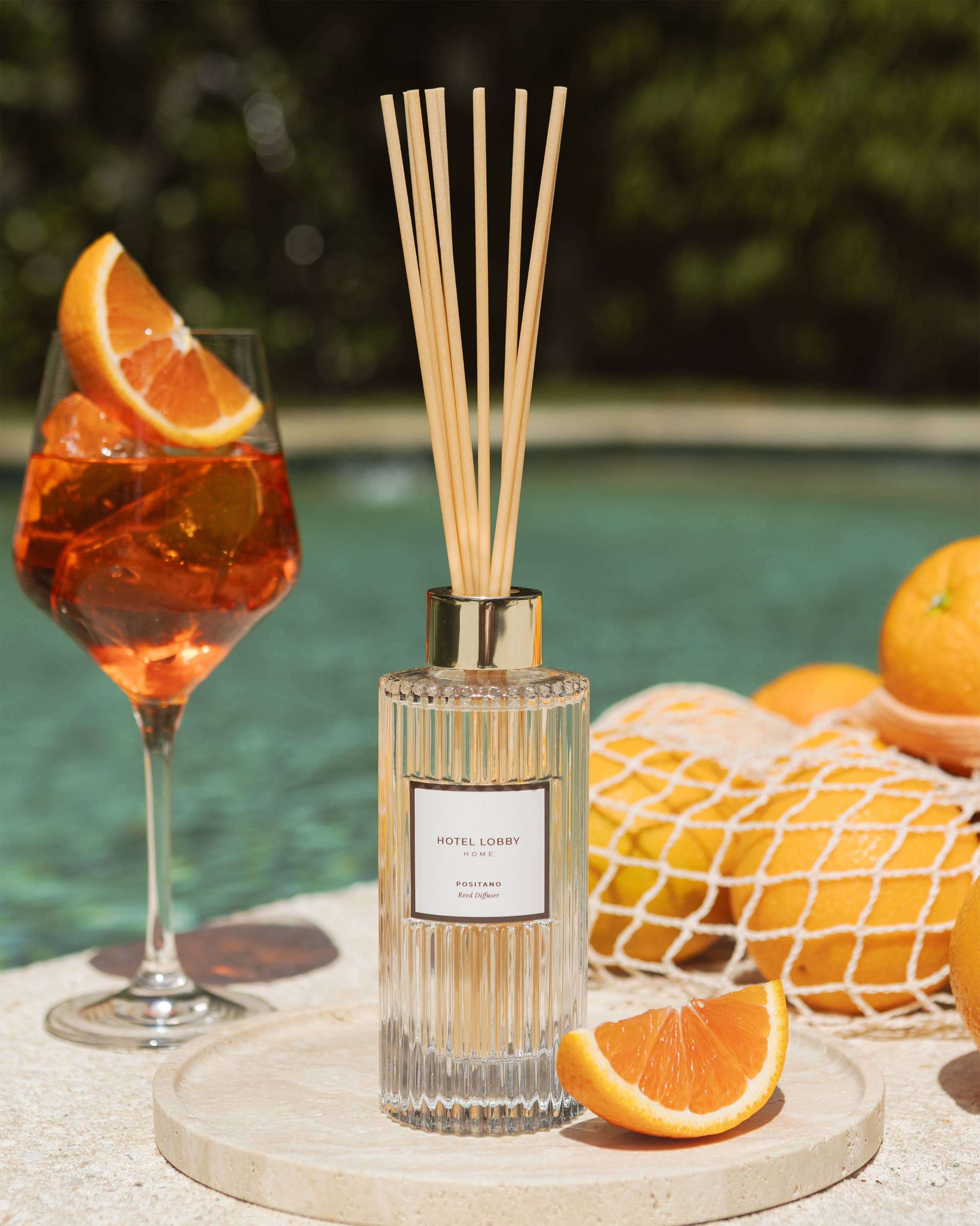 Hotel Lobby Candle - Wholesale Reed Diffuser - Positano - Luxury Summer Reed Diffuser - Home Decor & Gifts