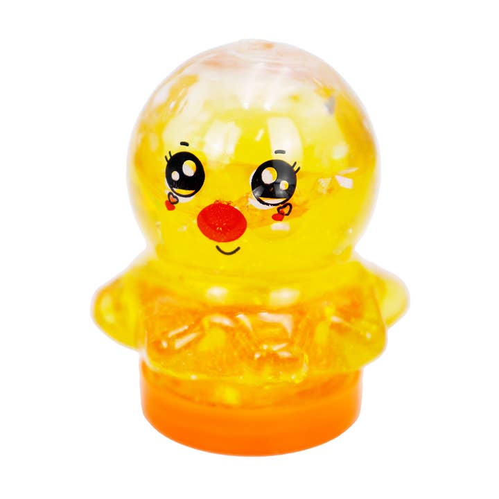Cap Zone - Wholesale Putty/Slime - Kids - Mini Lady Octopus Translucent Gel Slime Jar