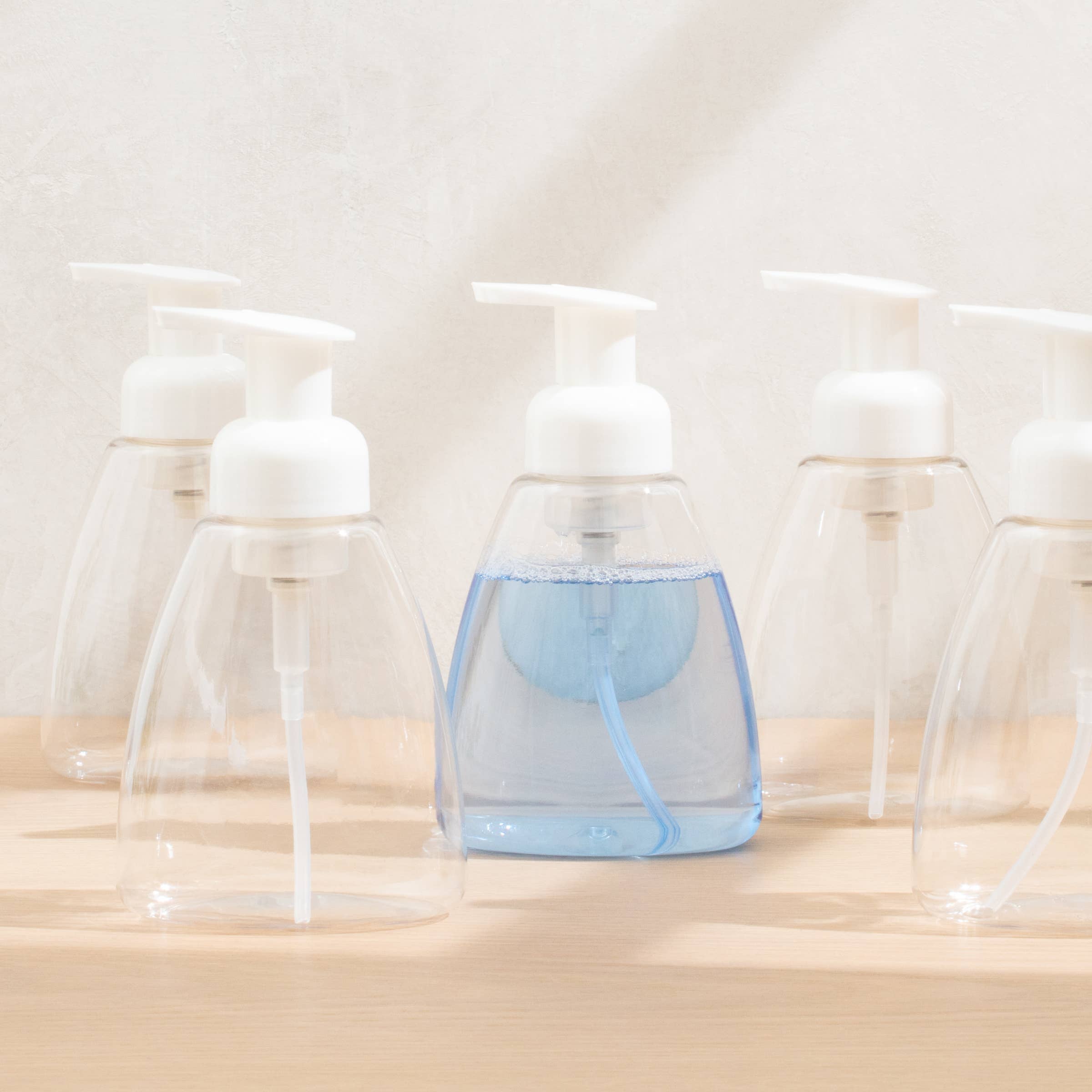 Youngever - Wholesale Soap Dispenser - Youngever 5 Pack 12OZ Plastic Oval Foaming Dispenser - Clear0