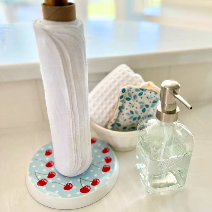 Paperless Towel Reusable 8 Sheet Starter Single Color Pack for wholesale by The Good Kitchen Collection TM