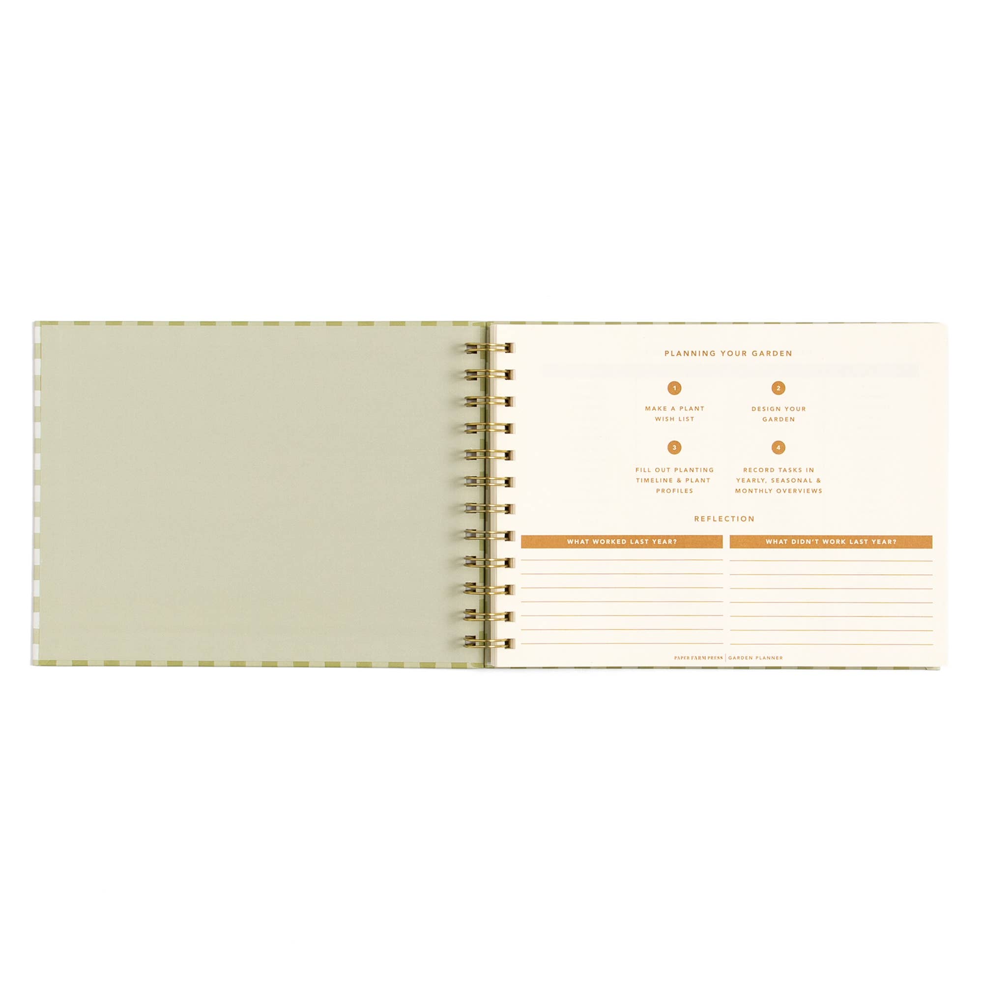Paper Farm Press - Wholesale Planner - Life On The Homestead Garden Planner - Gingham7