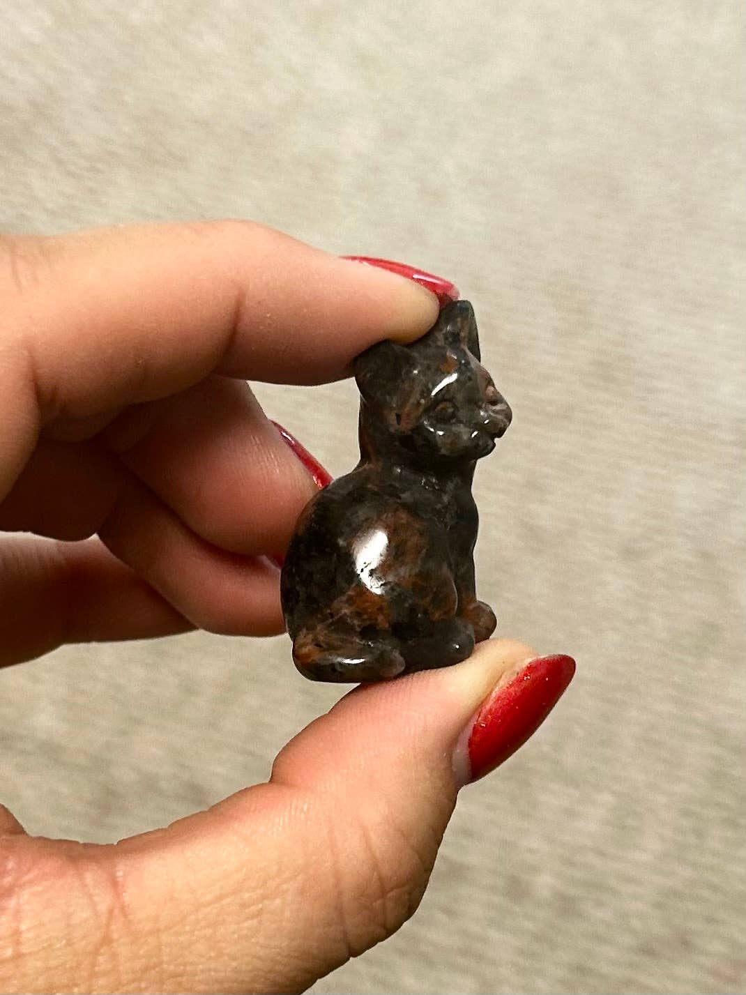 Atomic Alchemy - Wholesale Spiritual Stone/Crystal - Sitting Kitty Cat Mini Carving Crystal Gemstone2