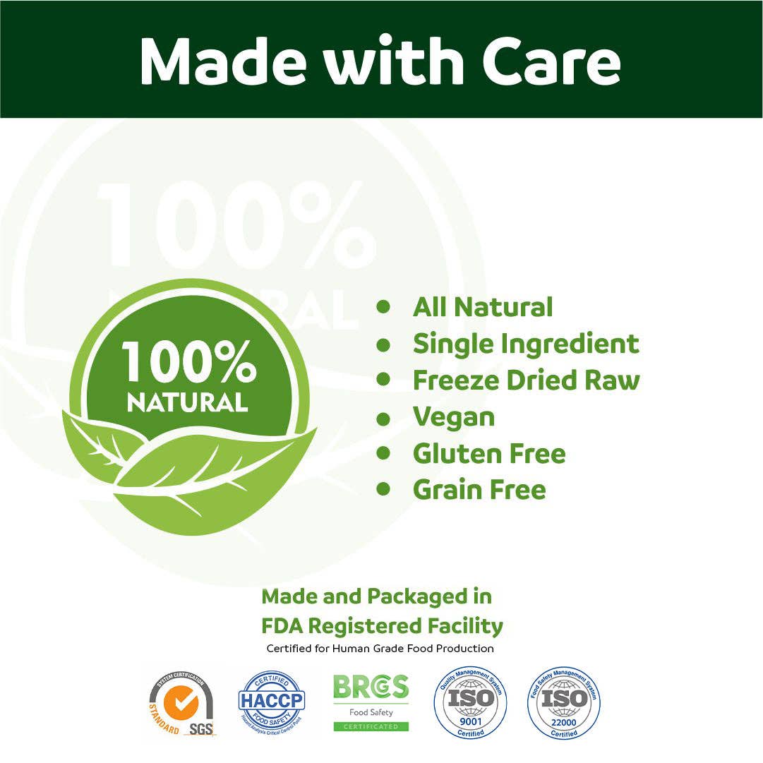 Happy Olly - Wholesale Pet Treats - Dog - Happy Olly Freeze Dried Pumpkin- Single Ingredient Dog Treat3