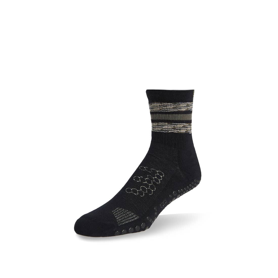 Base 33 - Wholesale Socks - Men's - Grip Crew Granite Stripe0