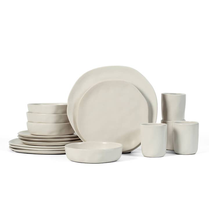 Stone + Lain - Wholesale Dinnerware Set - Hekonda Stoneware Dinnerware Set - Beige